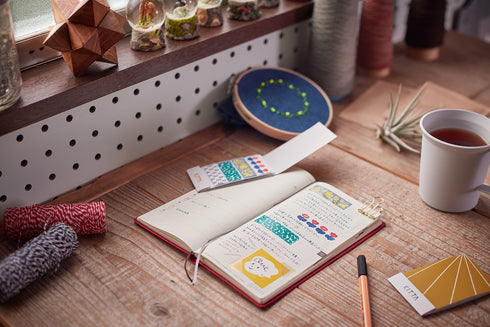 King Jim Kitta Washi Masking Tape - Slim Type - Mix2